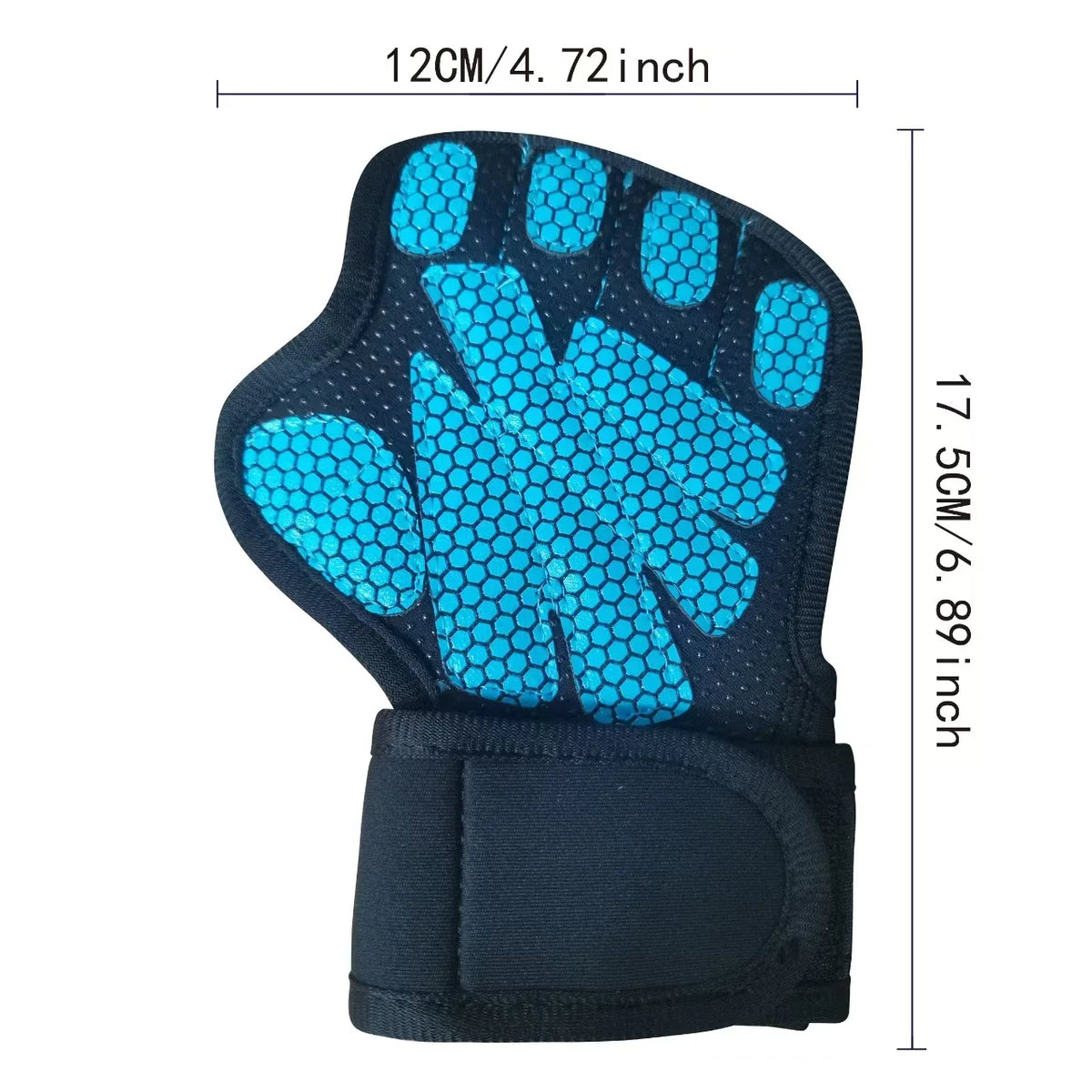 Fitness Gloves Weightlifting Half Finger Wrist Gloves Leather Thickened Silicone Cycling Gloves