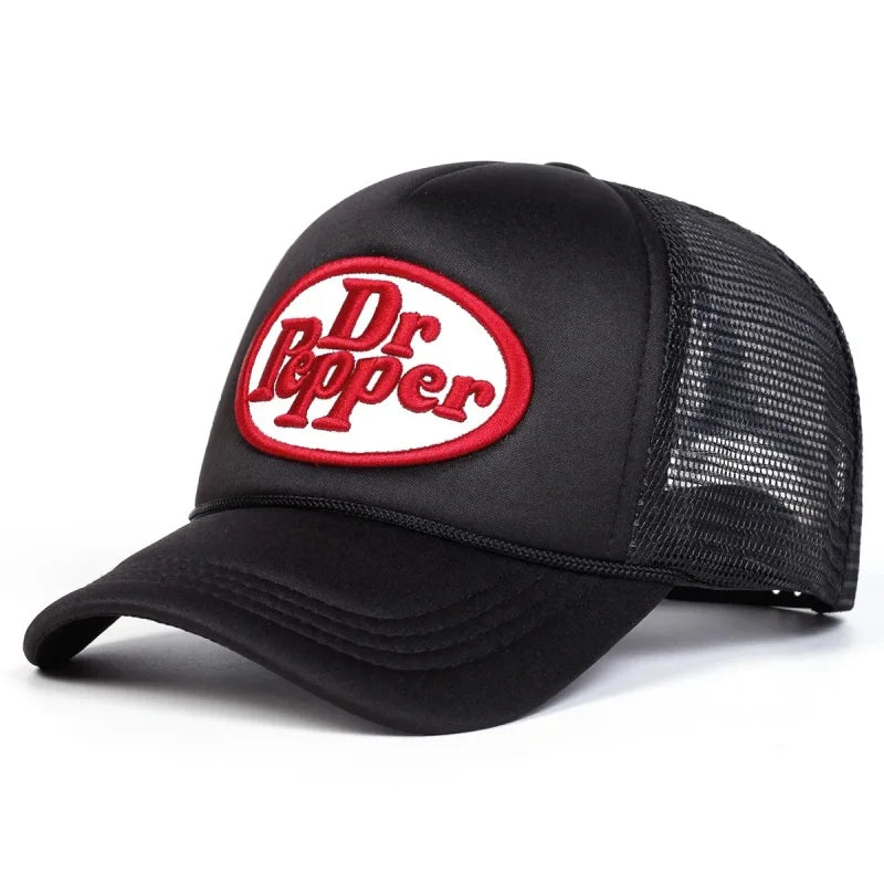 New Unisex Letter Embroidery Baseball Net Caps Spring Summer Outdoor Casual Hip Hop Hat Sun Hat Versatile Street Fashion Trucker