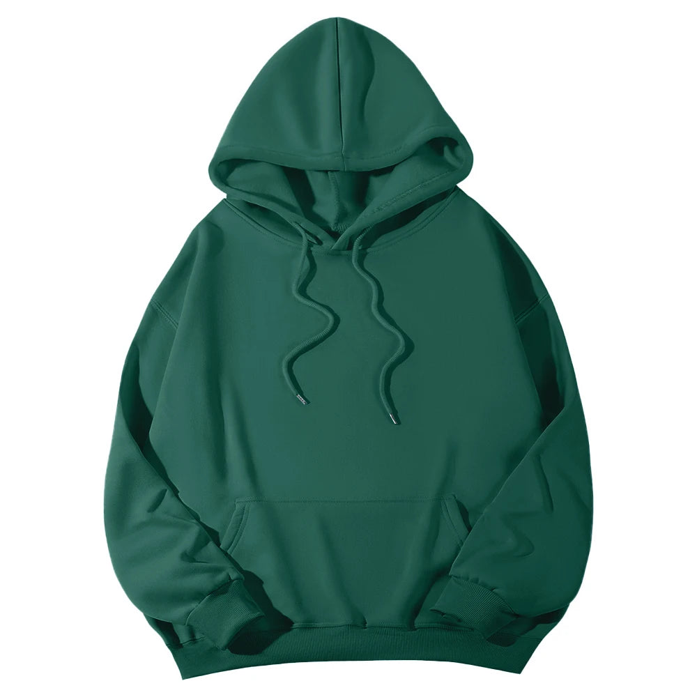 Women's Hoodies Pullover Spring Autumn Casual Hoodie 2026 Sweatshirts Solid Color Hoodies Oversize Black Sweatshirt Women Top