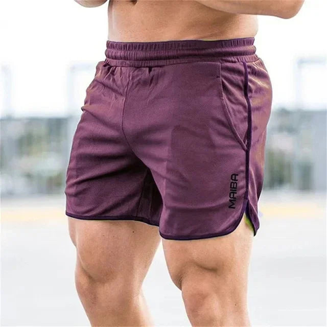 Summer Sports Shorts Men Fitness Sweatpants Bodybuilding Short Pants Mens Gym Quick Dry Brand Jogging Mesh Basketball Men Shorts