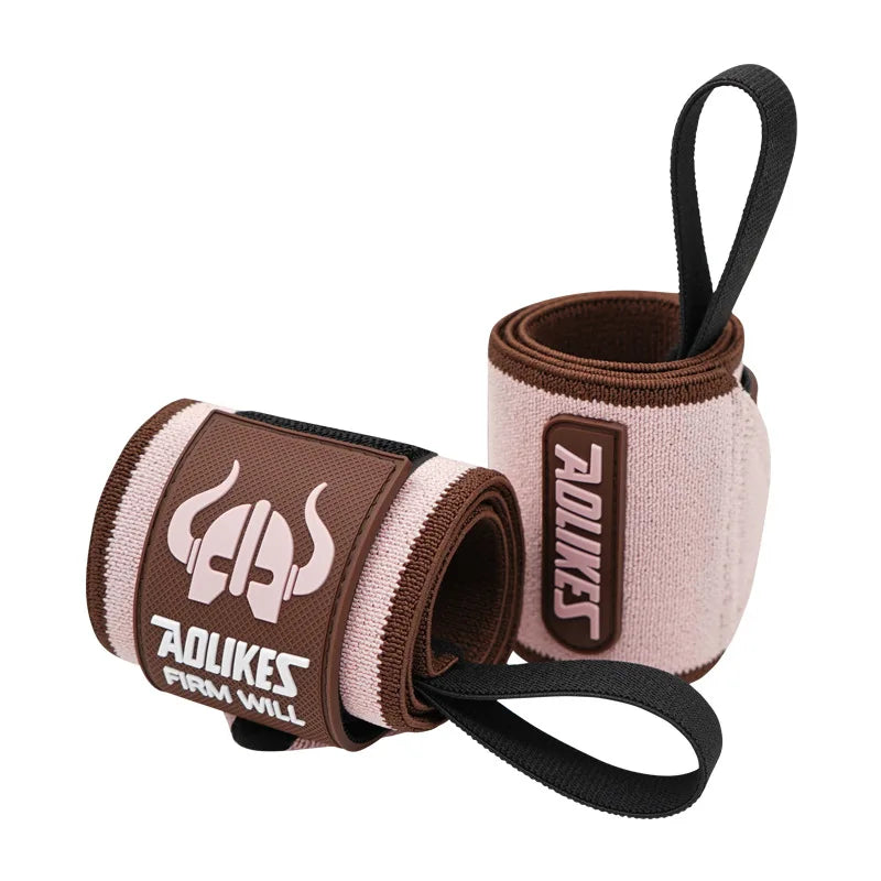 AOLIKES 1 Pair Wrist Support Fitness Wristbands For Protect Wrist During GYM Workouts Ideal for Intense Bench Press Deadlift