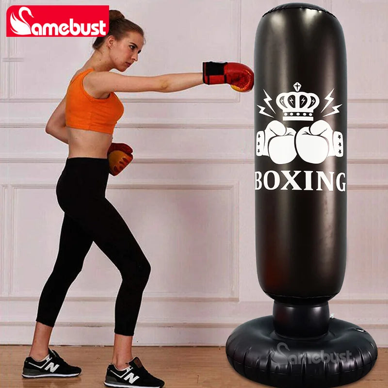 Camebust Inflatable Punching Bag, Bounce Back Bag for Boxing, Inflatable Boxing Equipment for Daily Relaxation