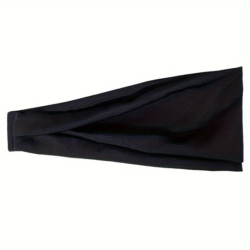 Women Headband Turban Solid Color Elastic Hair Bands Yoga Hairband Fashion Makeup Hair Hoop Vintage Headwrap Hair Accessories