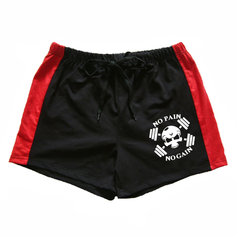Quick Dry Running Shorts Men Solid Sports Clothing Fitness Bodybuilding Short Pants Sport Homme Gym Training Beach Shorts Length