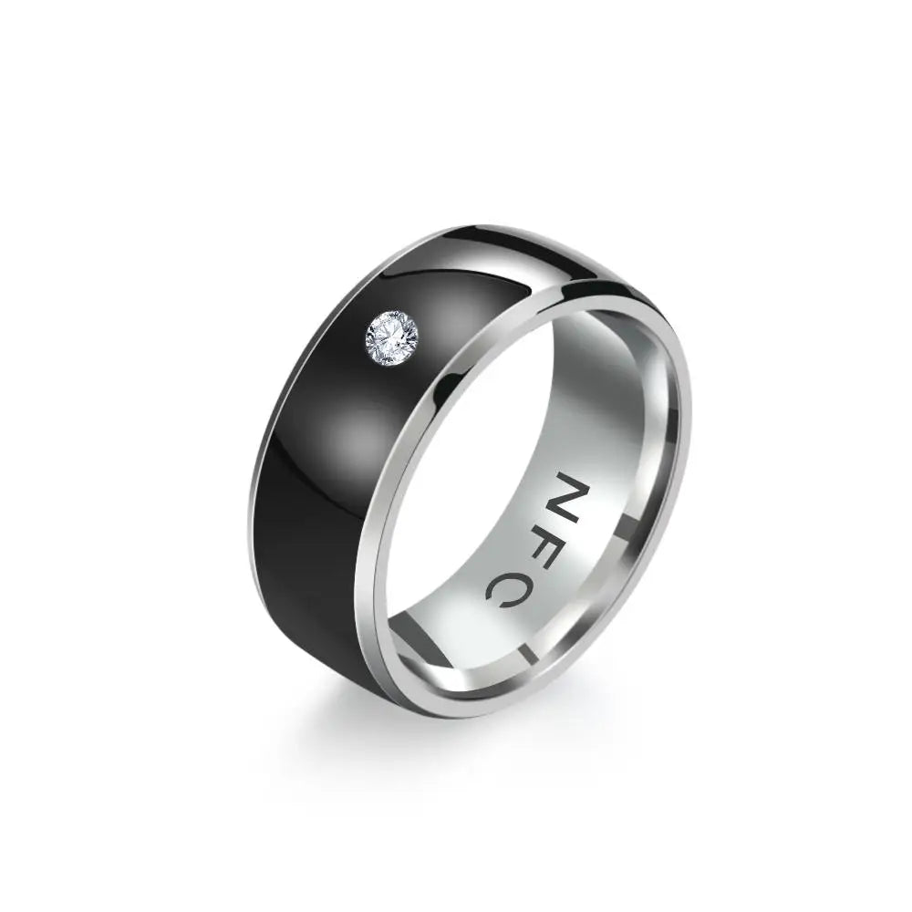 Fashion Technology Android Phone Equipment Smart Intelligent NFC Finger Ring Wearable Connect