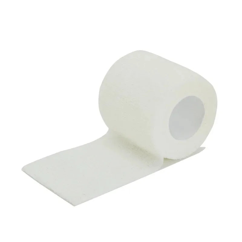 3/15/30Pcs 5cm White First Aid Self Adhesive Cohesive Elasticity Bandages Sports Tape for Wrist Ankle Sprains and Swelling