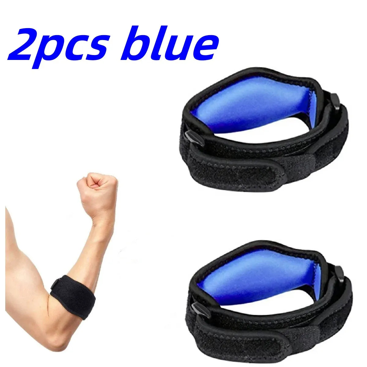 1pc Adjustable Elbow Brace - Sports Compression Arm Support for Basketball, Tennis, Volleyball, Golf - Unisex Fitness Tool with