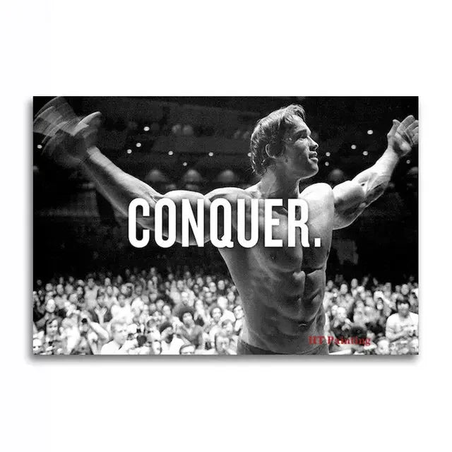 Scandinavian Classic Fashion Wall Art Arnold Schwarzenegger Bodybuilding Canvas Poster Print Home Bedroom Living Room Decoration