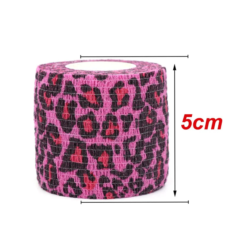 12 Pcs 4.8m Elastic Self-Adhesive Bandage, Sports Wrap Tape for Knee Ankle Shoulder Finger Support