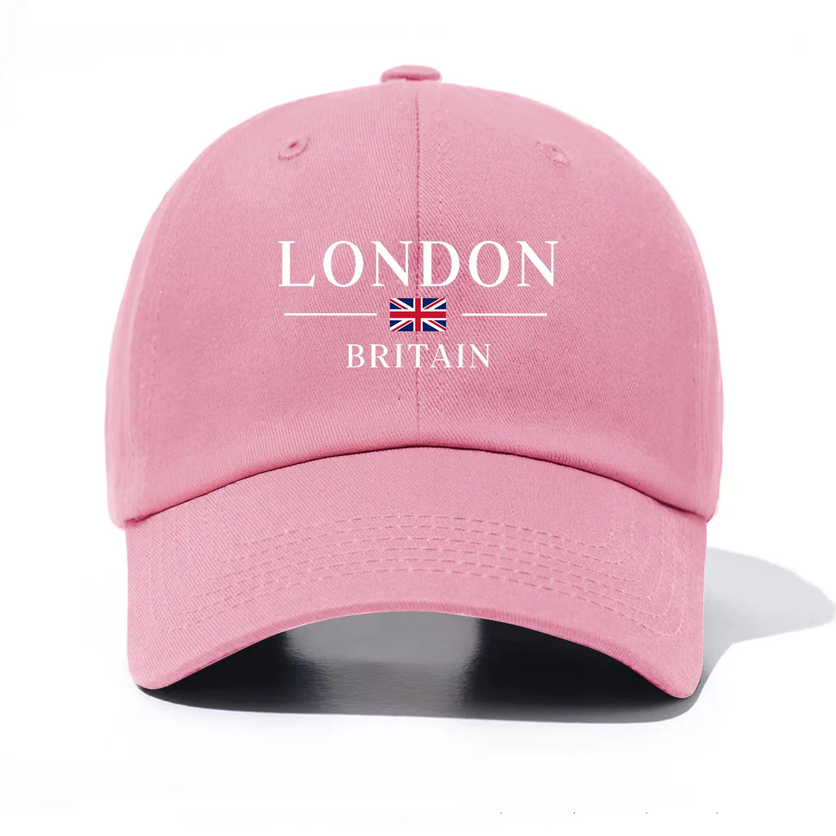 1pc London Print Baseball Cap for Adults, Minimalist Retro Style Casual Soft Adjustable Dad Hat, Perfect As Gift