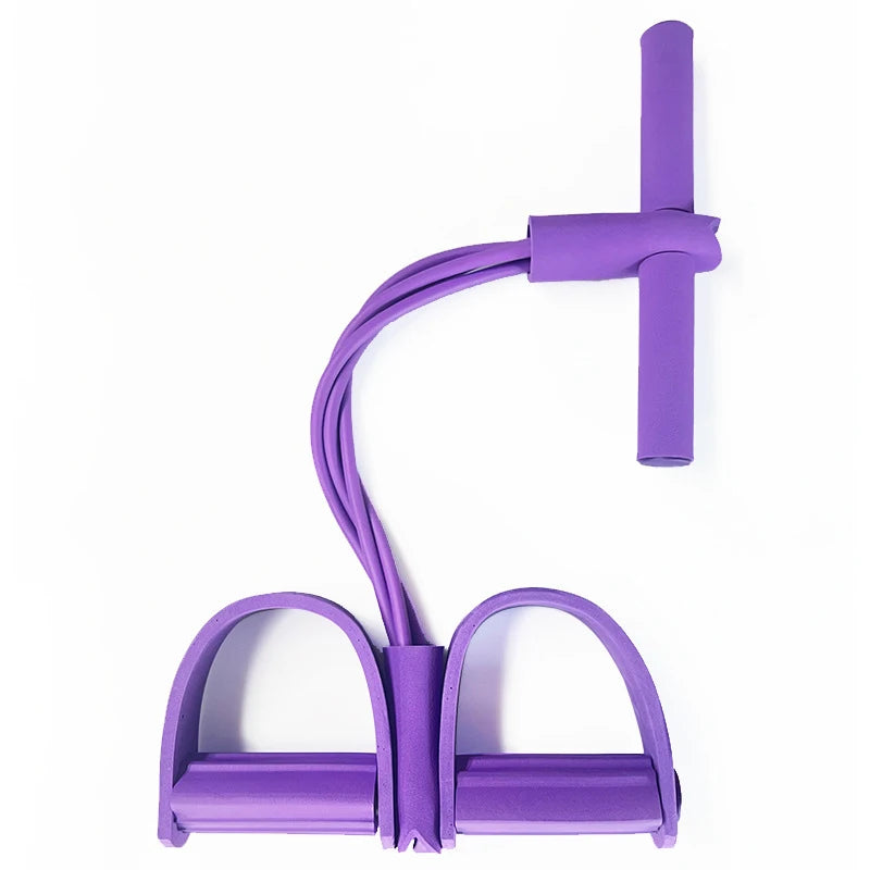 Fitness Gum 4 And 6 Tube Latex Pedal Exerciser Sit-up Pull Rope Expander Elastic Bands Yoga Equipment Pilates Workout