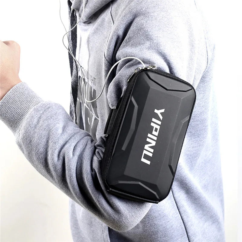 Phone Armband Waterproof Running Holder Shockproof Luminous Mobile Arm Case for Samsung Xiaomi Huawei Iphone 14 15 16 Pro Max