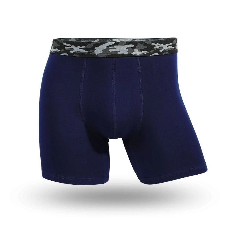 Plus-size men's underpants anti-wear leg cotton underpants Sports fat pants boxers running breathable youth underpants