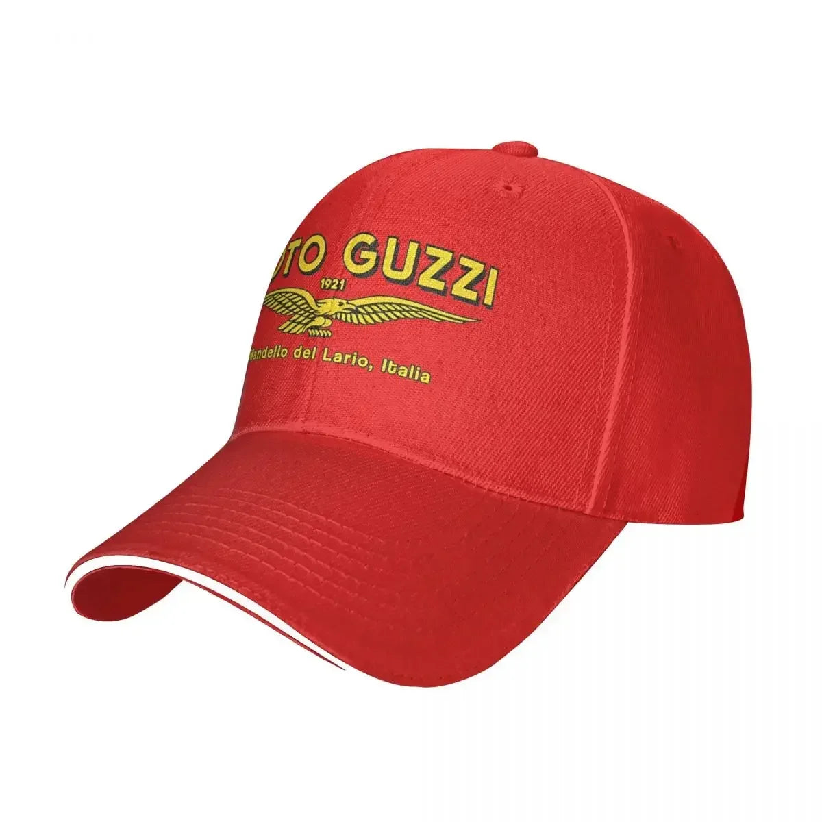 Moto Guzziz Mandello Del Lario.1921 Baseball Cap Retro Sandwich Hat for Men Women Adjustable Caps Sport