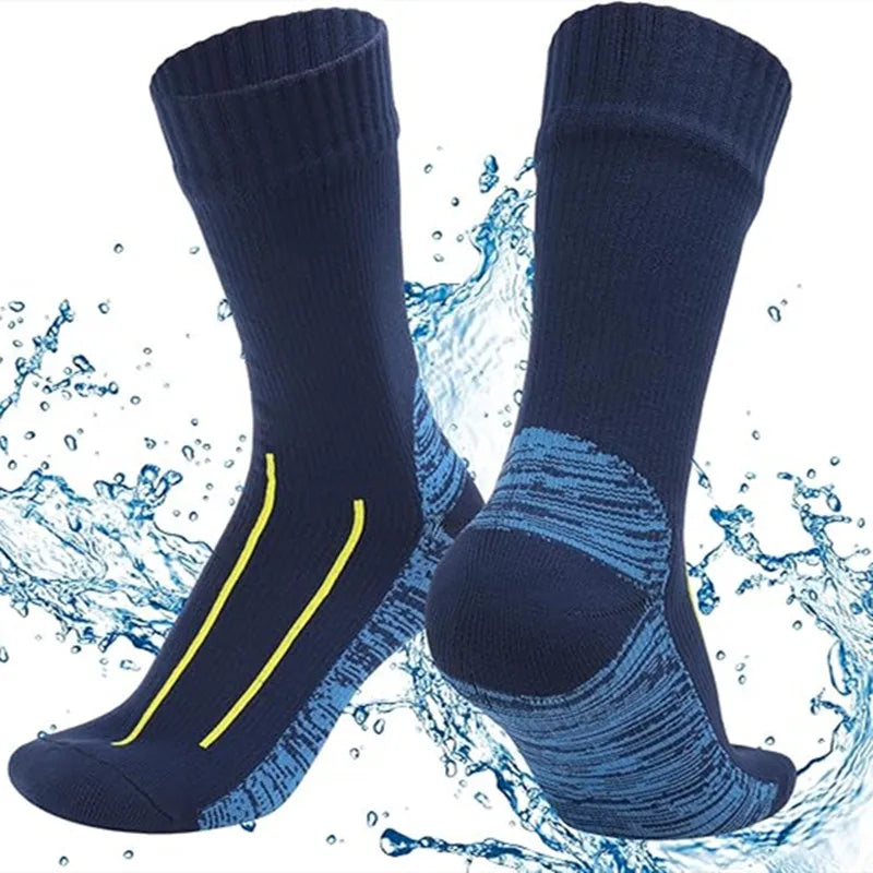 Outdoor Waterproof Socks Three-layer Knitting Unisex Breathable Outdoor Hiking Wading Camping Skiing Waterproof Socks All Season