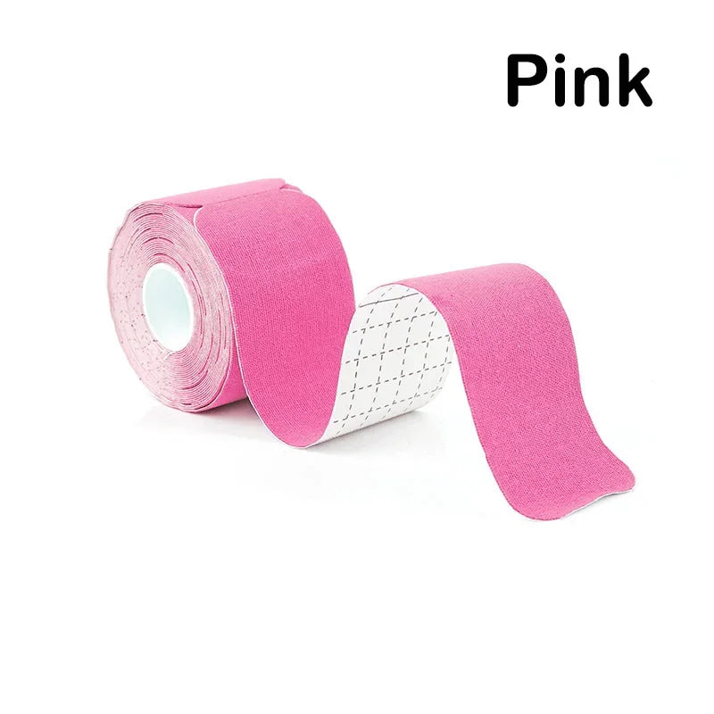 5cmX5m Pre Cut Kinesiology Tape Elastic Exercise Muscle Patch Type I Waterproof and Breathable Sports Fitness Intramuscular Tape