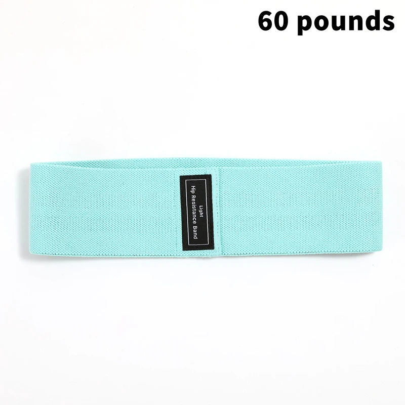 New Basic Fabric Resistance Hip Booty Bands Glute Thigh Elastic Workout Bands Squat Circle Stretch Fitness Strips Loops Yoga Gym