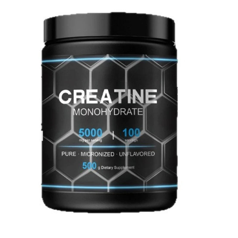 Creatine Monohydrate Powder 500g Unflavored Micronized Supplement for Workout Recovery Muscle Support Men Women
