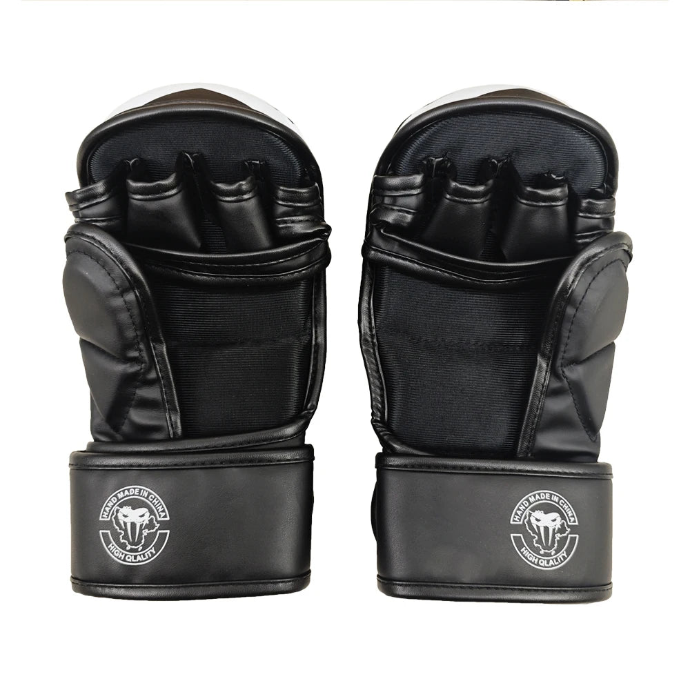 Professional MMA Boxing Gloves PU Leather MMA Fighting Martial Arts Boxing Gloves Karate Muay Thai Training Gloves Men's