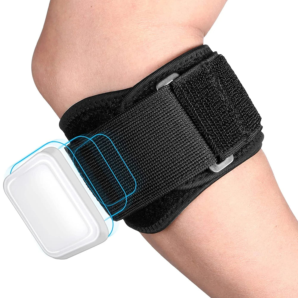 Tennis Elbow Brace for Forearm Tension Relief, Elbow Support Arm Straps Compression Pad, Pressure Bands for Tendonitis Strains