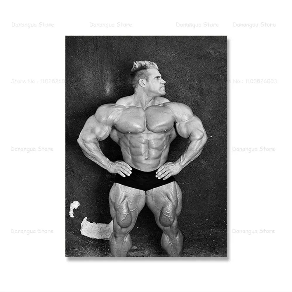 Classic Muscle GYM Star Jay Cutler Bodybuilder Poster Poster Prints Wall Art Canvas Painting Picture Photo Gift Room Home Decor
