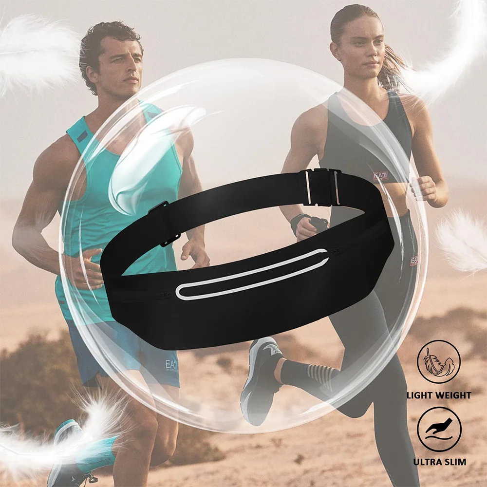 New Sports Waist Pack Fanny Pack Wallet Adjustable Men Women Running Pouch Belt Portable Phone Holder Gym Bum Bag