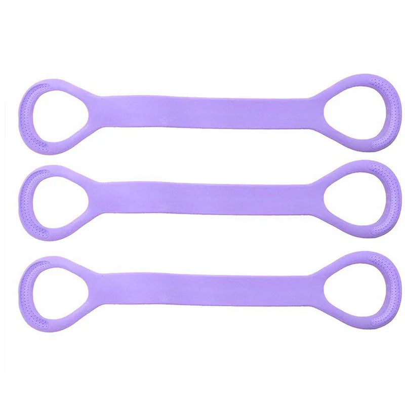 1/2/3PCS New 8-character Puller Home Fitness Equipment Elastic Belt Yoga Auxiliary Female Open Shoulder Beauty Back Stretcher