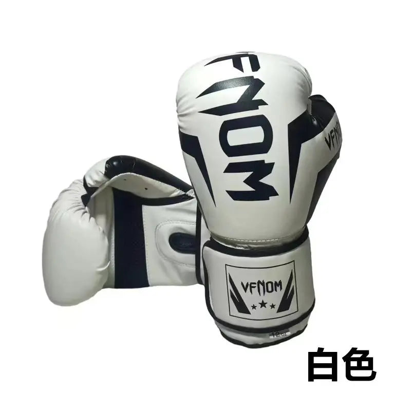 6/8/10/ 12 /14 /16oz Boxing Gloves PU Leather Muay Thai Guantes De Boxeo Free Fight MMA Sandbag Training Glove For Men Women