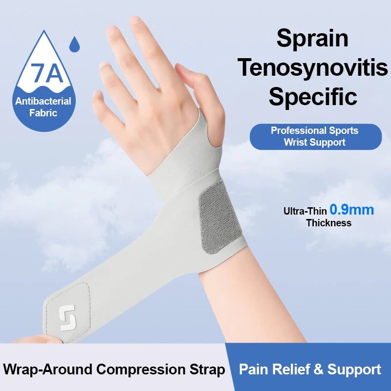 1 Piece Wrist Support Unisex Tenosynovitis Compression Wrist Brace Basketball Arthritis Breathable Sprain Fitness Wrist Wrap