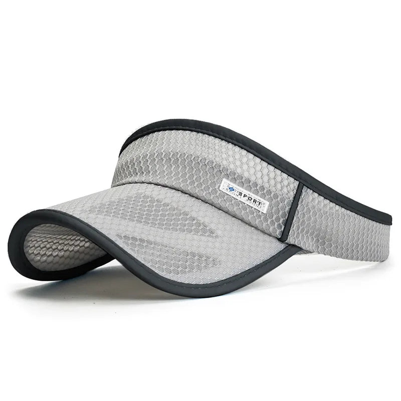 Sun Visor Men Women Mesh Adjustable Baseball Cap Sports Tennis Golf Running Hat