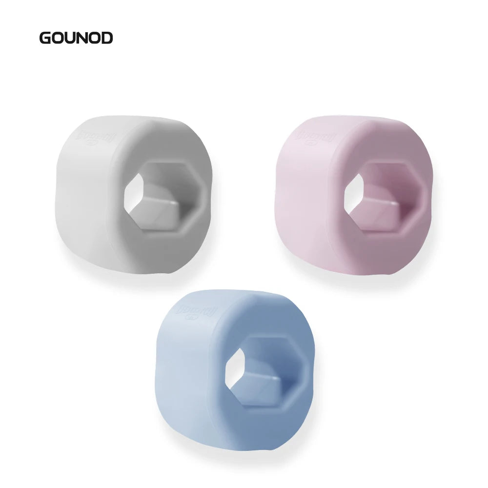 1PC/3PC Silicone Jaw Exerciser Ball Detachable Jaw Trainer Face Facial Muscle Trainer Jaw Chew Ball Training