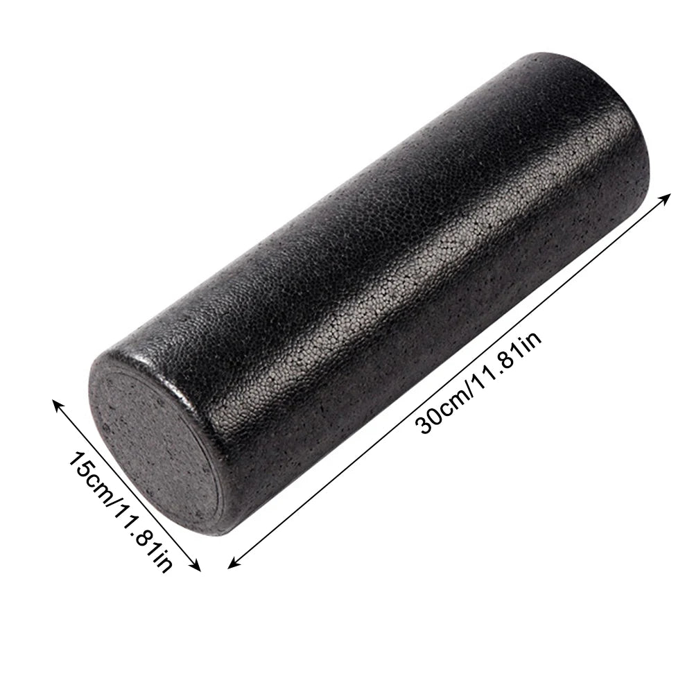 12 Inch Solid Core Back Foam Roller High-Density Foam Massage Roller Deep Tissue Massager for Exercise Massage Muscle Recovery
