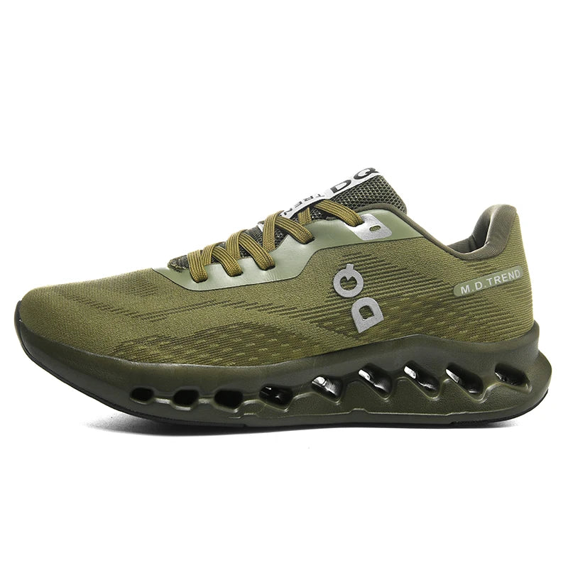 Men's Lightweight Running Shoes Anti-Slip Cushioning Breathable Mesh Sneakers for Jogging Gym Training Fitness Sport Walking