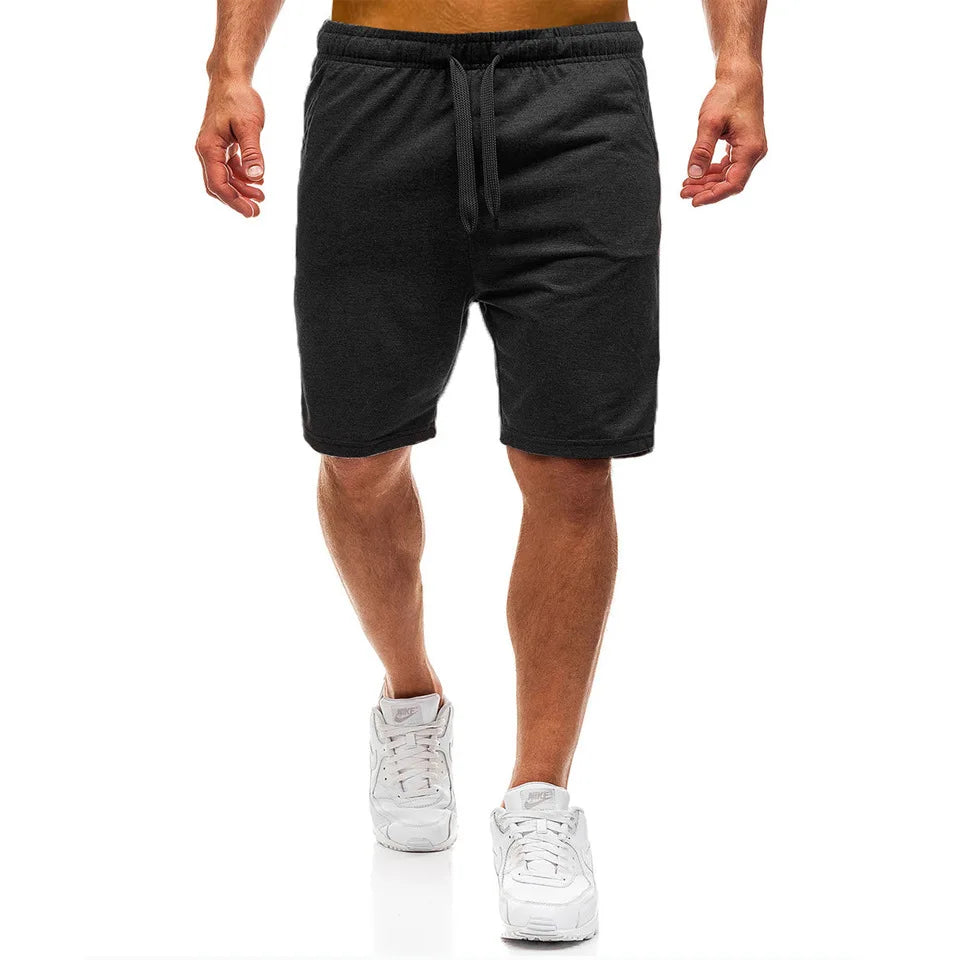 2024 New Mens cross-border sports pants men's casual jogging shorts elastic fitness pants cropped pants M-4XL Men
