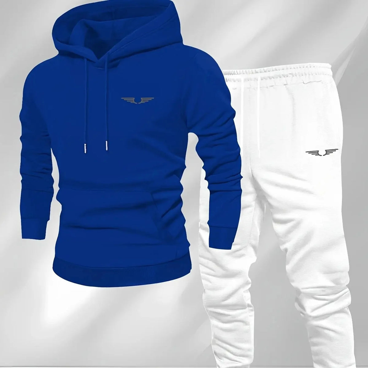 Trendy Printed Men's and Women's Hoodies and Jogging Pants, Fashionable Street Style, Outdoor Fitness and Leisure