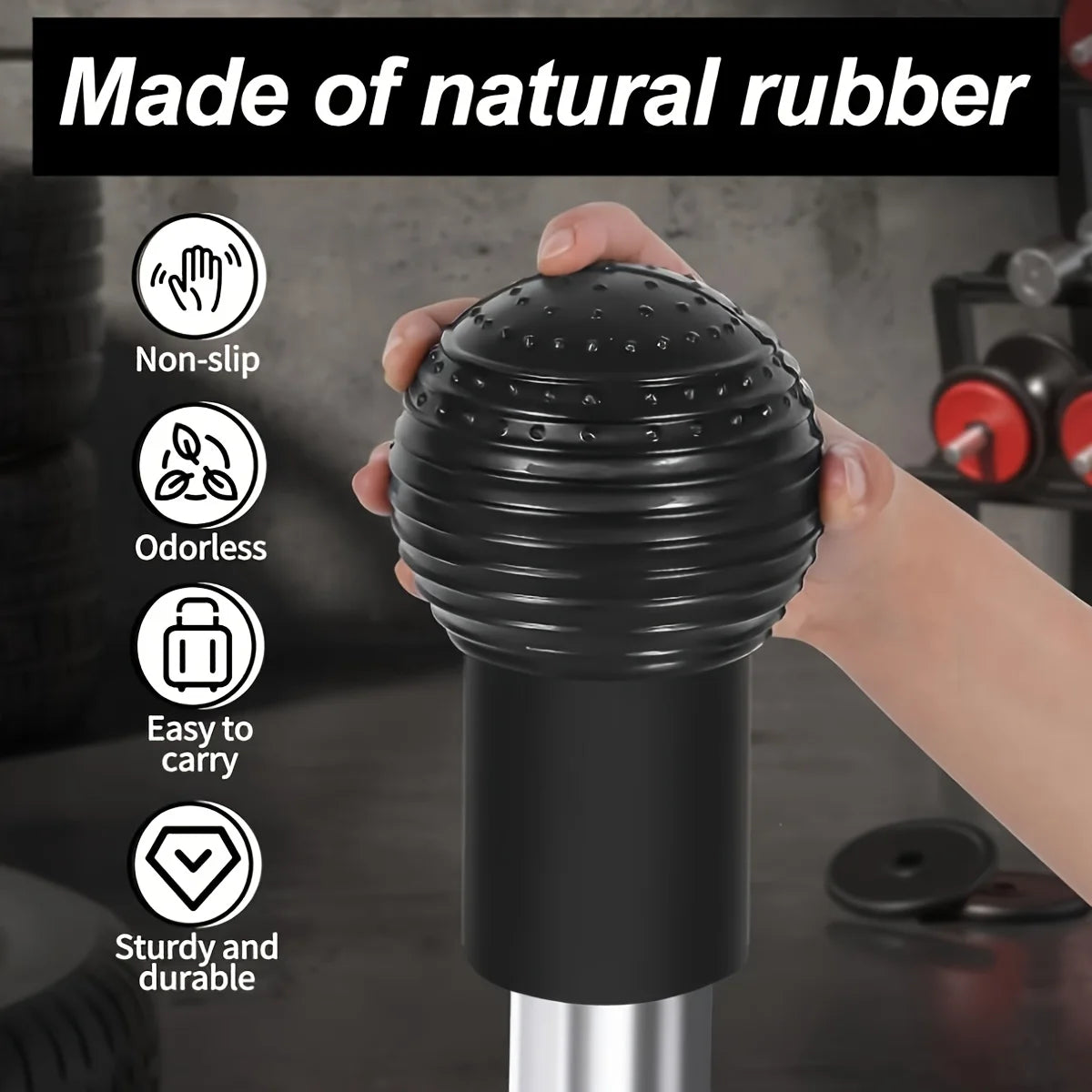 Landmine Attachment for Barbell, Easy to Use with 360° Rotation, Attachment for 2 Inch Barbell, Landmine Base