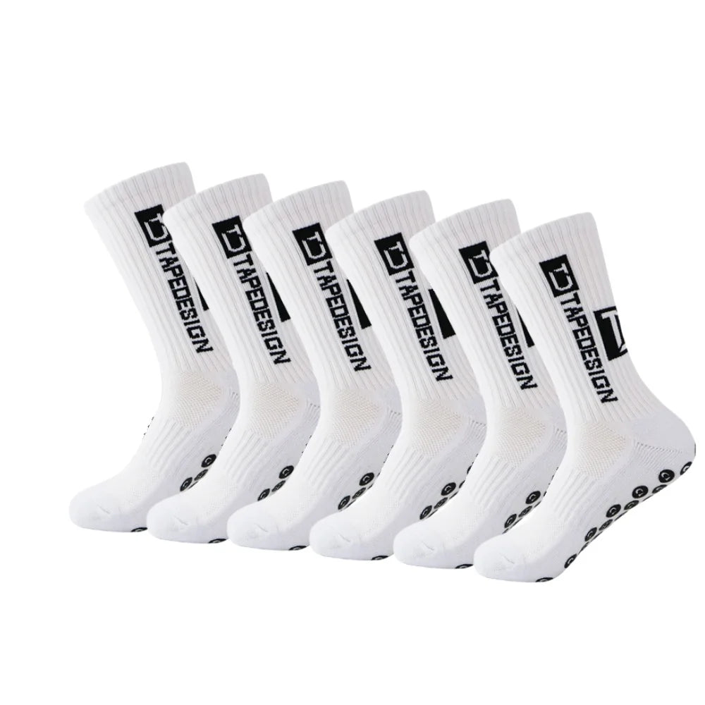 New Men Anti-Slip Football Socks High Quality Soft Breathable Thickened Sports Socks Running Cycling Hiking Women Soccer Socks