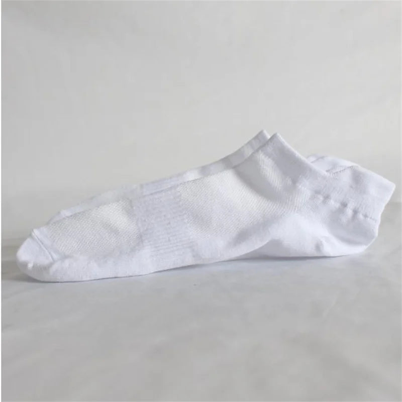 1-10 Pair Ankle Socks Womens and Mens Couple Student Cotton Ear New Plus Size Mesh Athletic Sports Running Solid Color Boat Sock