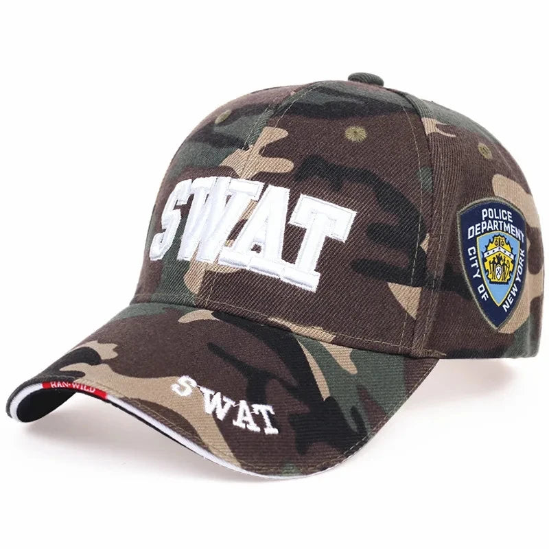 Tactical Series SWAT Fashion Letters Baseball Caps for Men's Women Female Male Sport Visors Snapback Caps Sun Hat Male Gorras