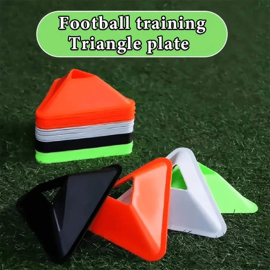 20/40Pcs 4 Colors Training Cones, Durable Triangle Marker Cones for Soccer Basketball Agility Training