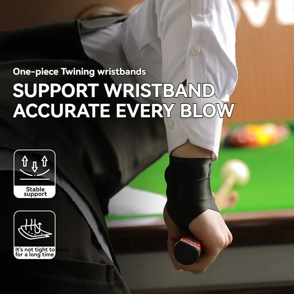 1 Pcs Billiard Gloves Wrist Brace Outdoor Sports Cycling Left And Right Training Non-slip Breathable Elastic Women Men