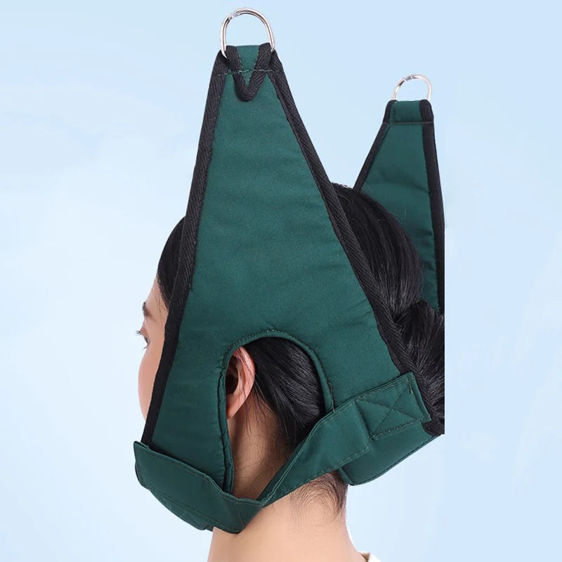 Fixed Strap Pain Relief Chiropractic Tools Headgear Hanging Cervical Traction Device Stretch Neck Harness Neck Stretcher Belt