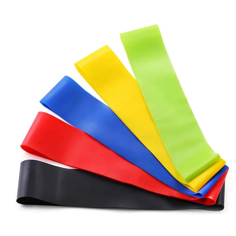 1/2/4 pcs Yoga Resistance Rubber Bands Fitness Elastic Bands Gym Strength Training Pilates Latex Elastic Bands Indoor Equipment