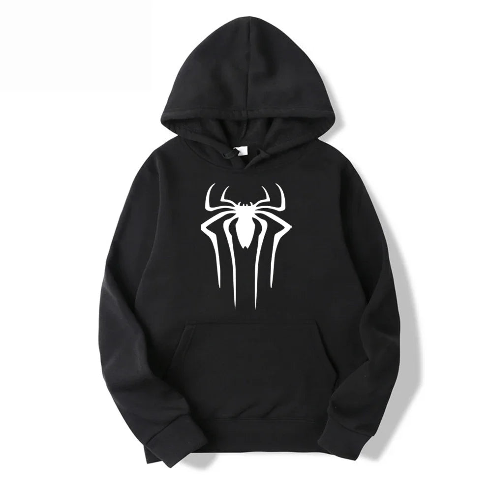 Latest Fashion Men's and Women's Hoodies, Casual Hoodies, Unisex, Trendy Printed Spider Pattern Hoodies