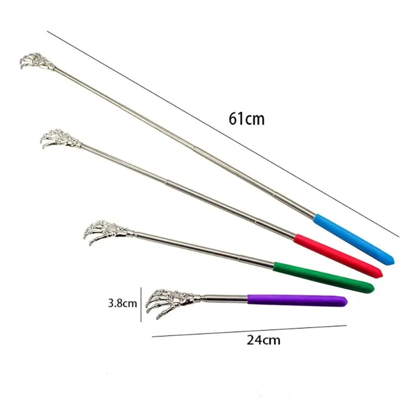 Extendable Stainless Steel Back Scratcher Portable Household Body Relax Accessory