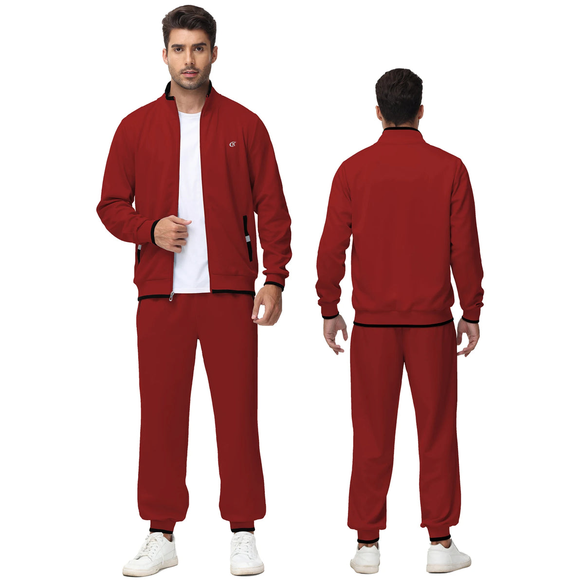 Men's Tracksuits Sweatsuits for Men Sweat Track Suits 2 Piece Casual Athletic Jogging Warm Up Full Zip Sets