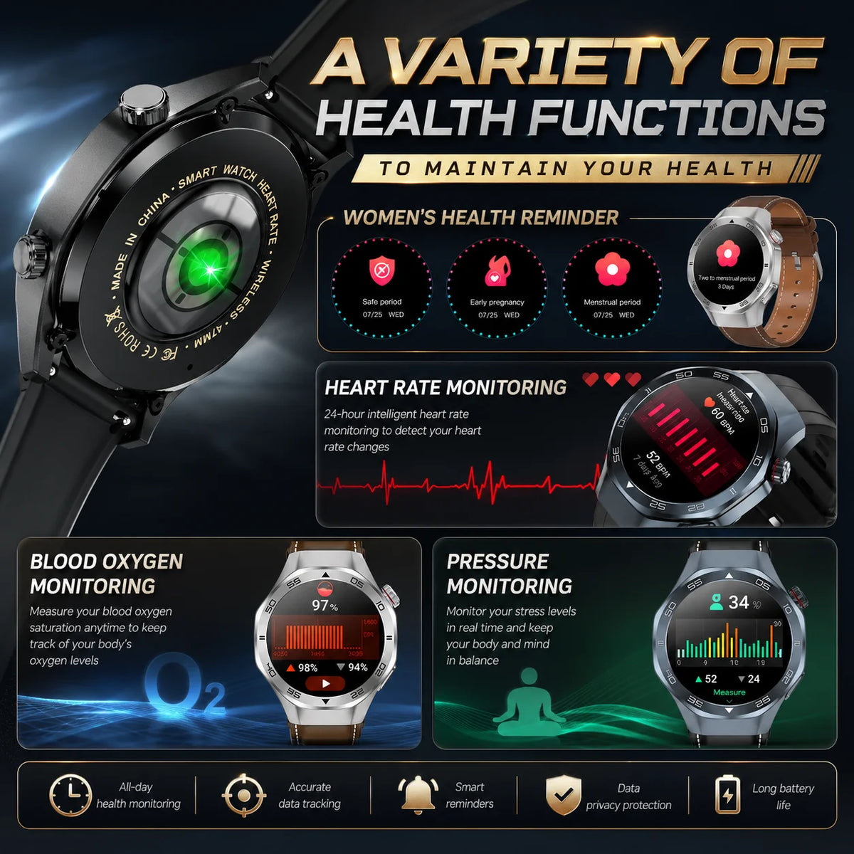 Men Smart watch 6 1.53