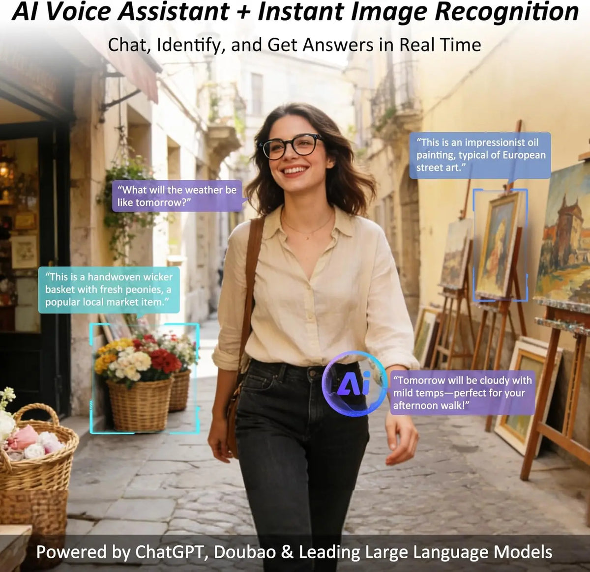 2026 New 800W Camera 3600mAh Portable Charger Smart Glasses 100+language Translation Bluetooth Call Music Player AI Chat Glasses