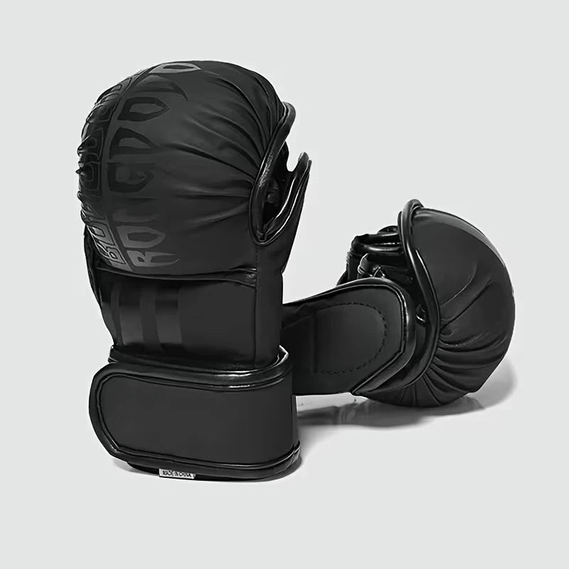 Boxing Gloves for Men Women Durable PU Leather Sparring Training Gloves Shock Absorbing Foam Padded for Heavy Bag Kickboxing MMA
