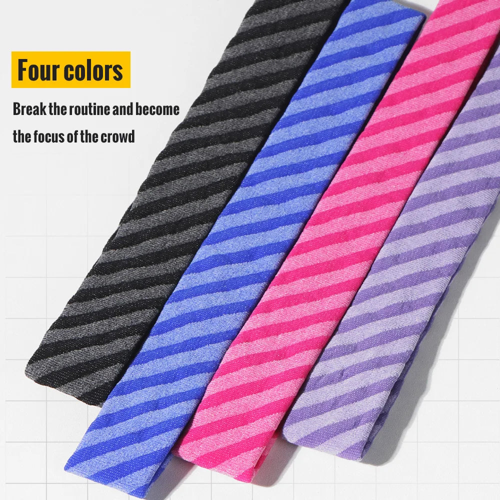 WRELS Sweatbands Sports Headband Moisture Wicking Hairband Non Slip Quick Drying Light weight Elastic Sweatband Running headband